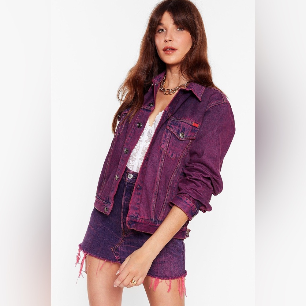 Nasty Gal Vintage Dye-ing to See
Ya Denim Jacket / Skirt